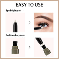 Erinde Shimmer Cream Eyeshadow, Eye Shadow Crayon, Highlighter Eye Liner, Metallic Eye Brightener Makeup, Intense Colour, Long Lasting, Subtle Glitter, 0.04 oz
