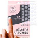 BLOOMORA Invisible Pimple Patches (36 Count), Spot Patches for Acne Treatment, Pimple Patch for Face Care & Body, Hydrocolloid Patches for Blemishes, Acne Patch Spot Remover (S/L)