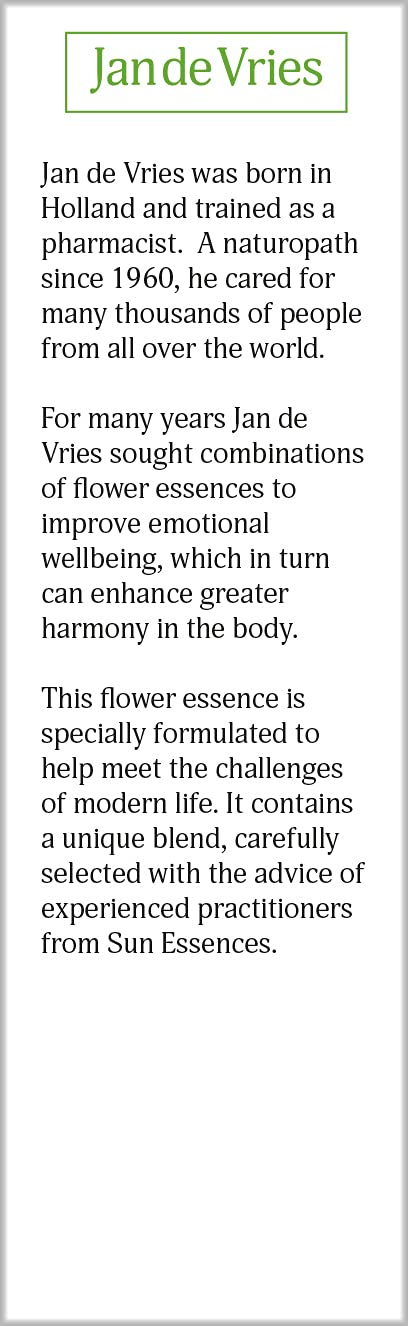 Jan De Vries Night Essence | Promote Better Sleep | Flower Essence | Quieten an Over-stimulated Mind | Contains Chamomile, Aspen & Bluebell | 30ml
