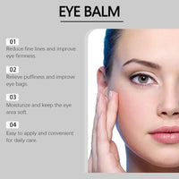 Siyinzu 2PCS Eye Balm Stick for Under Eye Bags,Balm Erases Eye Bags within Minutes,Eye Cream for Dark Circles and Puffy Eyes,Balm Eye Bags Remover,Anti Aging Eye Cream Stick,Moisturizing Firming Eye Serum