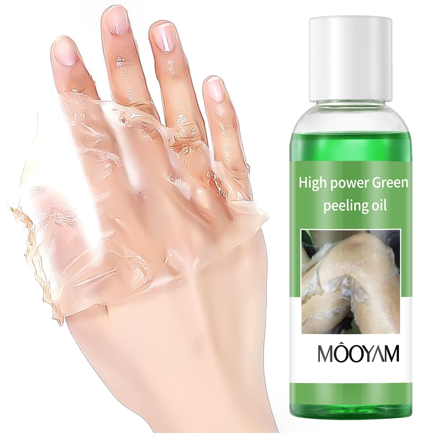 Exfoliating Green Peeling Oil for Extra Strength Exfoliation, Exfoliating Peeling Solution for Body and Face Skin Peeling Chemical Peel At Home