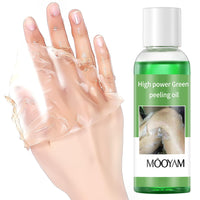 Exfoliating Green Peeling Oil for Extra Strength Exfoliation, Exfoliating Peeling Solution for Body and Face Skin Peeling Chemical Peel At Home