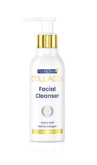 Novaclear Collagen Facial Cleanser - With Marine Collagen and Active Gold