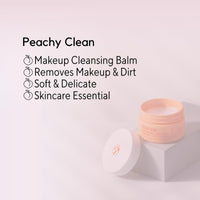 W7 Extra Peachy Clean - Makeup Cleansing Balm & Makeup Remover Cookie Disc Duo - Gently Removes Makeup