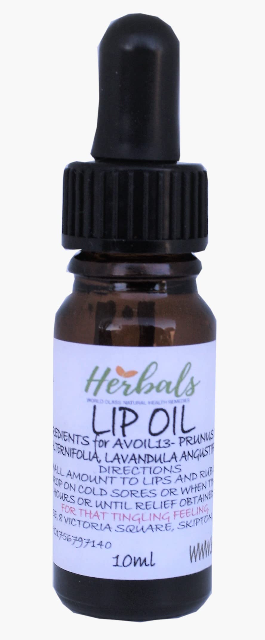 Cold Sore Lip Oil - Famed For Cold Sore Relief Natural Herbal Treatment Vegan