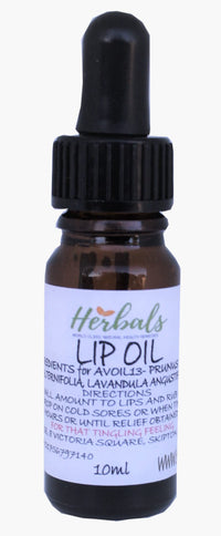Cold Sore Lip Oil - Famed For Cold Sore Relief Natural Herbal Treatment Vegan