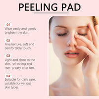 Ruojiar 70 Pads Red SUCC/inic Acid Panthe/NOL Face Exfoliator Pads,Exfoliating Toner Pa/ds for Acne Prone Skin,Zero Pore Pa/ds,for Exfoliation and Minimizing Po/res,Deep Clean Pores,Face Scrub Exfoliator