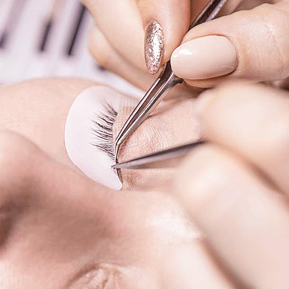 Lunamoon 50Pairs Eyelash Extension Pads Under Eye Gel Pads Lash Pads Lint Patches Under Eye Patches Eye Pads for Eyelash Extensions (BlackOR)