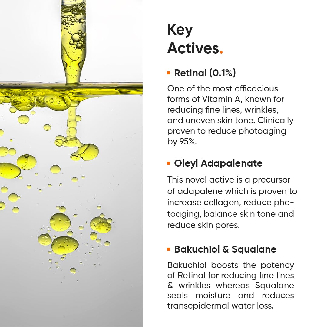Minimalist 0.1% Retinal Face Serum for Anti Aging