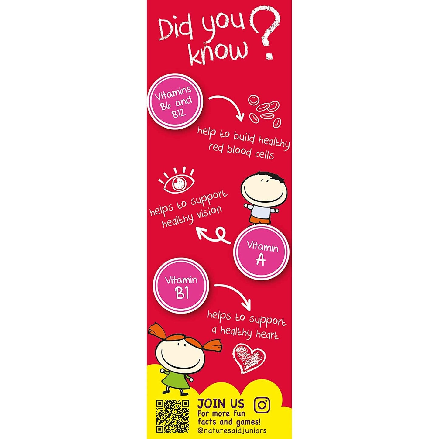 Natures Aid Orange Flavour Multi-Vitamin Drops for Infants and Children, 50ml