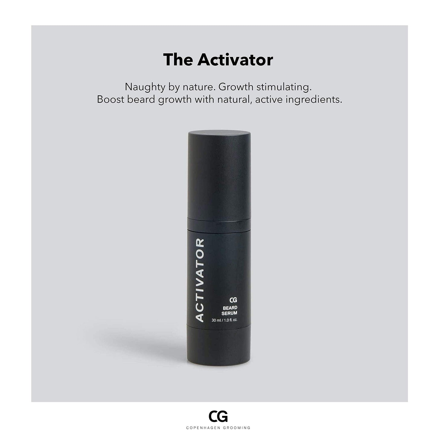 Copenhagen Grooming The Activator - Efficient Beard Growth Oil - Beard Oil for Men - Serum for Facial Hair Growth for Men - Oil Serum for Beard Growth & Beard Care