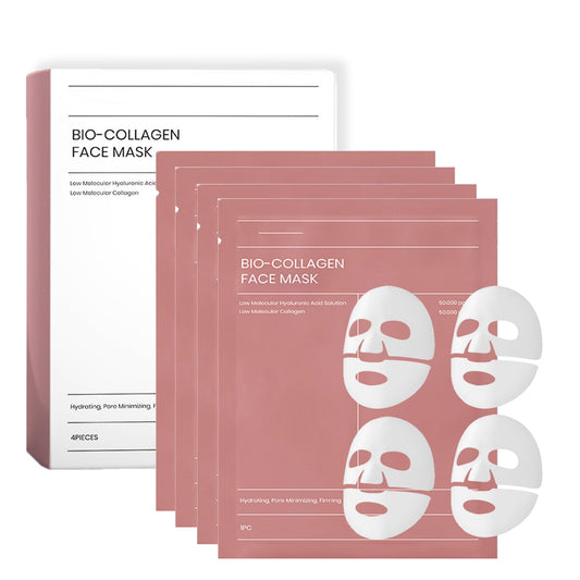 ChicNana Biodance Collagen Mask,Collagen Face Mask Biodance Collagen Mask Overnight Korean Face Mask Collagen Mask Bio Collagen Face Mask Overnight Face Mask(4Pcs)