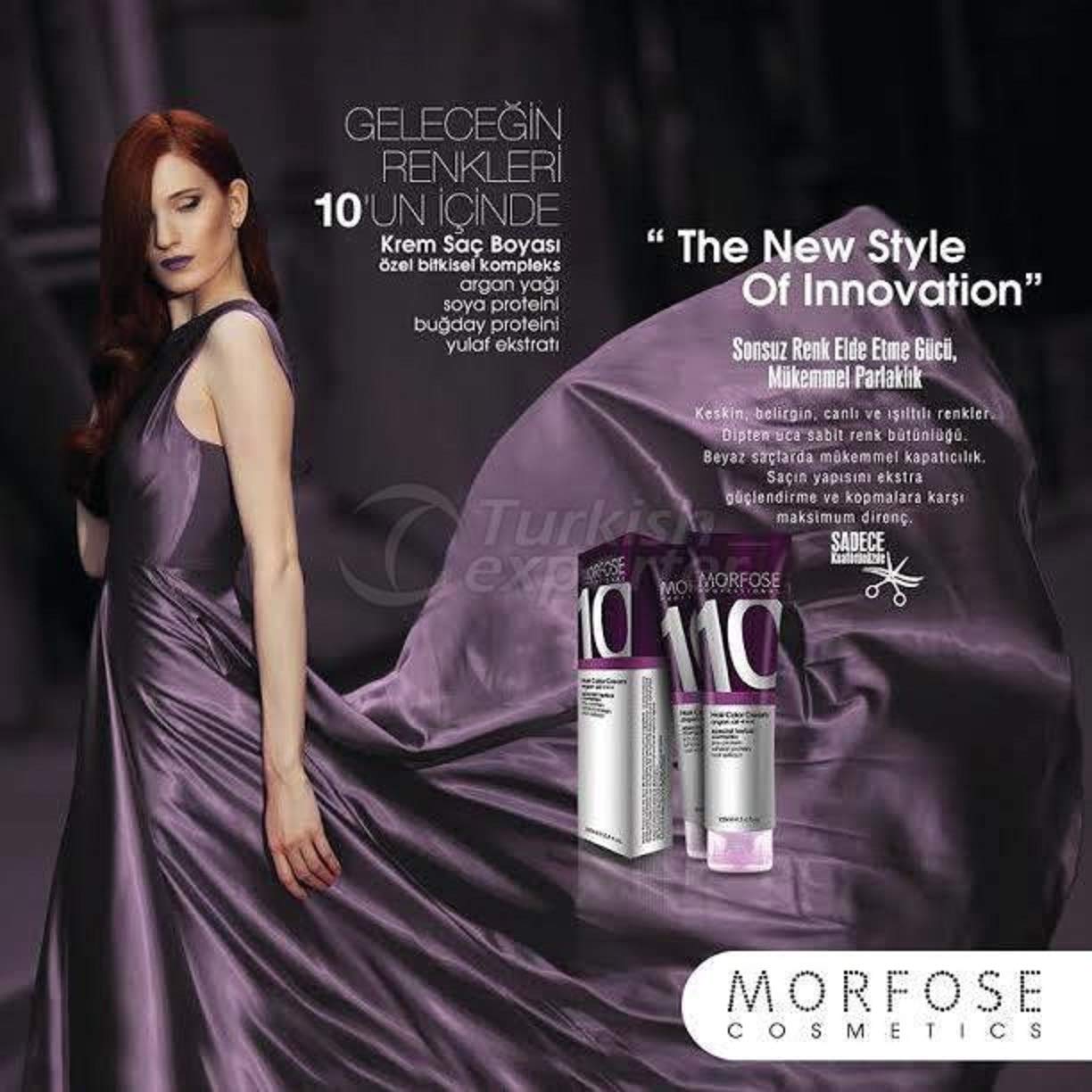 Morfose 10 Professional Hair Colour Cream 100 ml, Green