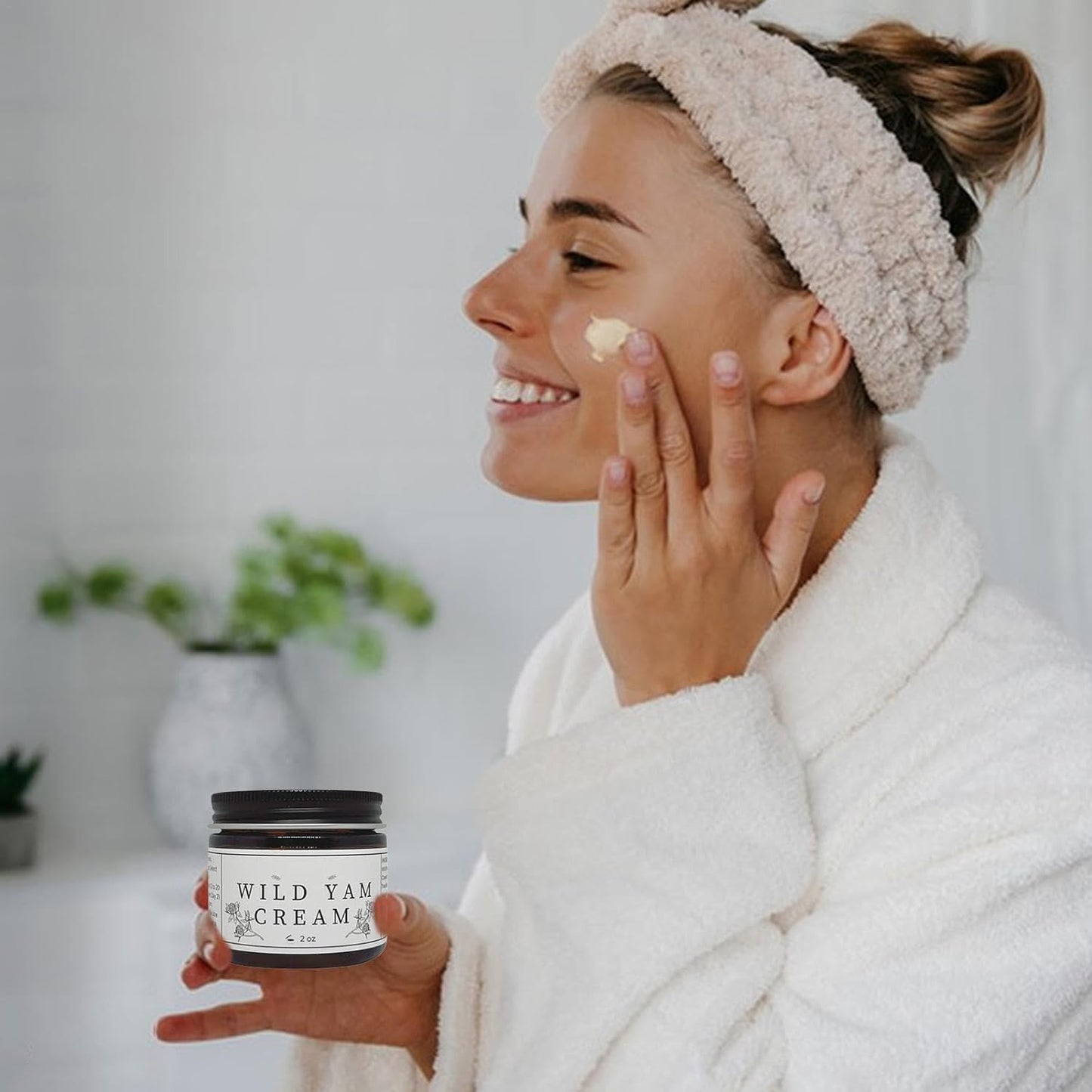 Wild Yam Cream, 60ml Natural Wild Yam Cream For Menopause, Wild Yam Skin Cream, Natural Relief for Menopause Dry SkinWild Yam Cream, 60ml Natural Wild Yam Cream For Menopause, Wild Yam Skin Cream, Nat