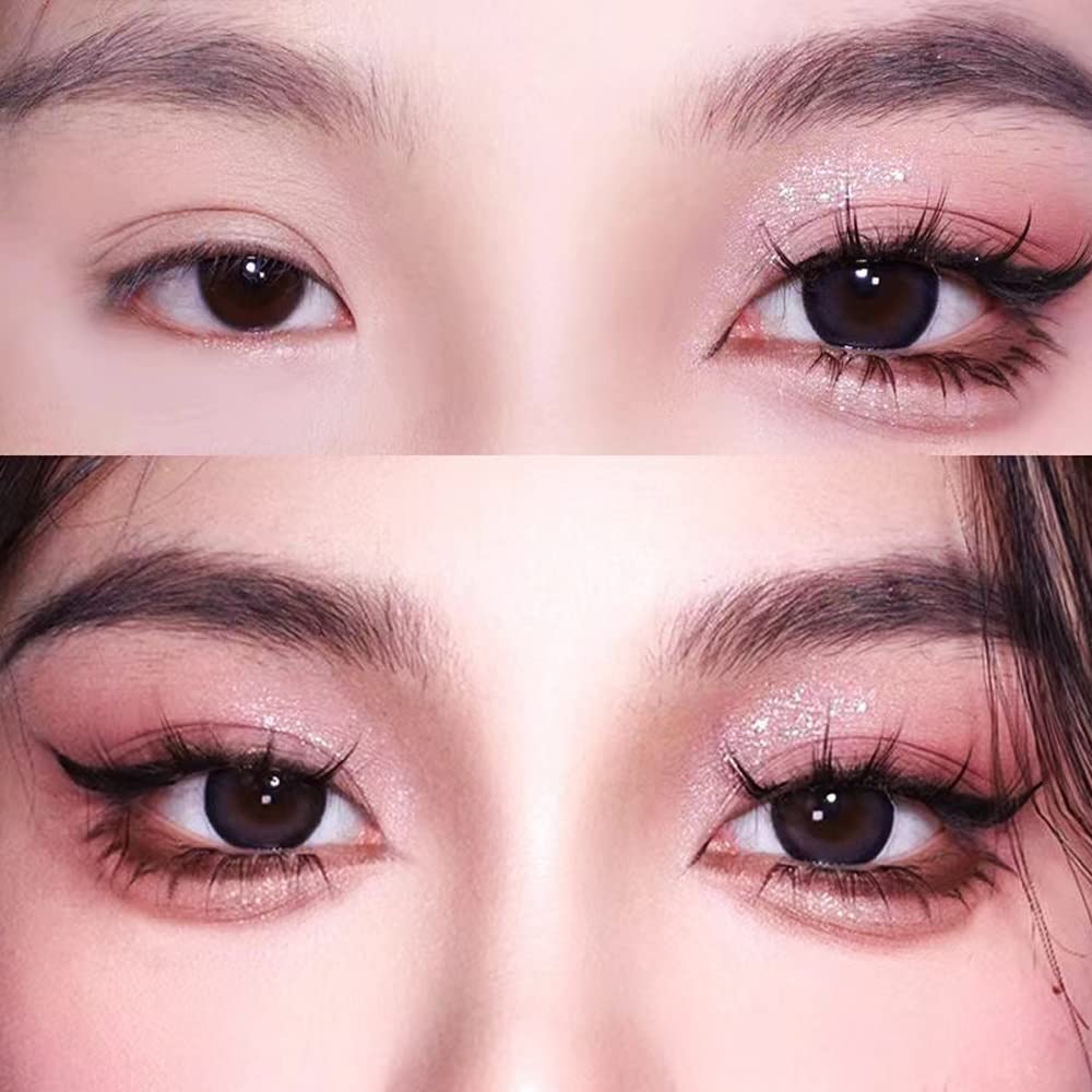 10 Pair Natural Lashes Little Devil Soft Eyelashes Strip Lashes Handmade False Eyelashes Natural Look Transparent Clear Band Small Eye Lashes by EMEDA (Little Devil)