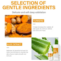 YUYUE-YY Kojic Acid Turmeric Oil Serum Face, Turmeric Oil Face Serum Enriched with Turmeric, Aloe Vera, Seaweed and Goji Berry Extracts to Illuminate Skin Tone, Anti-Aging, Skincare for Man & Women
