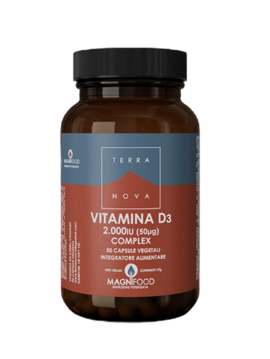 Terranova Vitamin D3 2000Iu Complex, 50 VCapsules