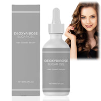 Oumun Deoxyribose Sugar Gel Hair Growth,Sugar Hair Growth Serums,Hair Serum for Hair Gro/wth,Hair Thickening Essence,Ha/ir Breakage Treatment,Ha/ir Oil for Dry Damaged Ha/ir,Deeply Nourish and Repair
