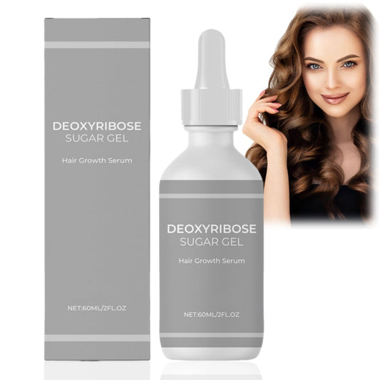 Oumun Deoxyribose Sugar Gel Hair Growth,Sugar Hair Growth Serums,Hair Serum for Hair Gro/wth,Hair Thickening Essence,Ha/ir Breakage Treatment,Ha/ir Oil for Dry Damaged Ha/ir,Deeply Nourish and Repair
