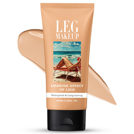 ThamGlow Leg Makeup All Over Complexion Perfector, Self Tanning Lotion, Body Coverage Perfector, Body Concealer Tattoo Cover Up Makeup – Buildable Coverage, Waterproof & Hydrating For Even, Sun-Kissed Skin
