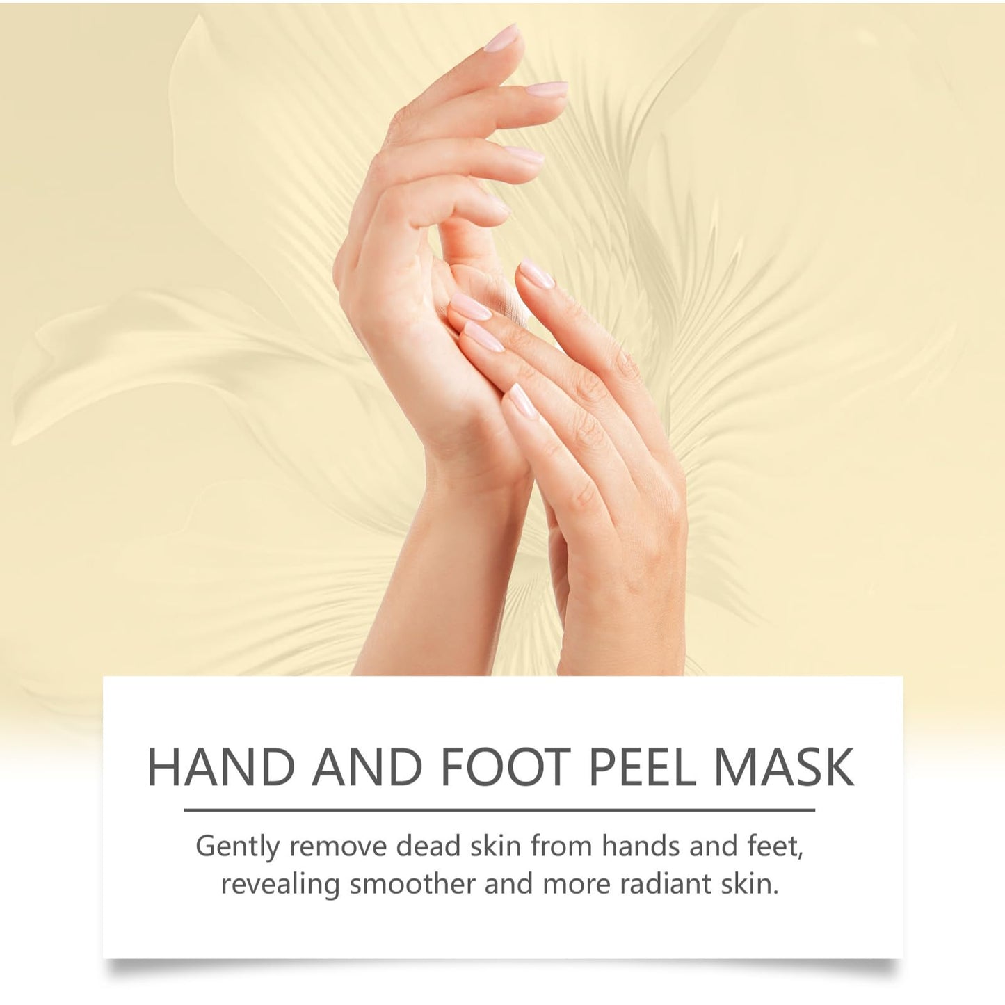 IZBEAUVO Hand And Foot Peel Mask Honey for Cracked Heels and Dry Skin Deep Moisturizing