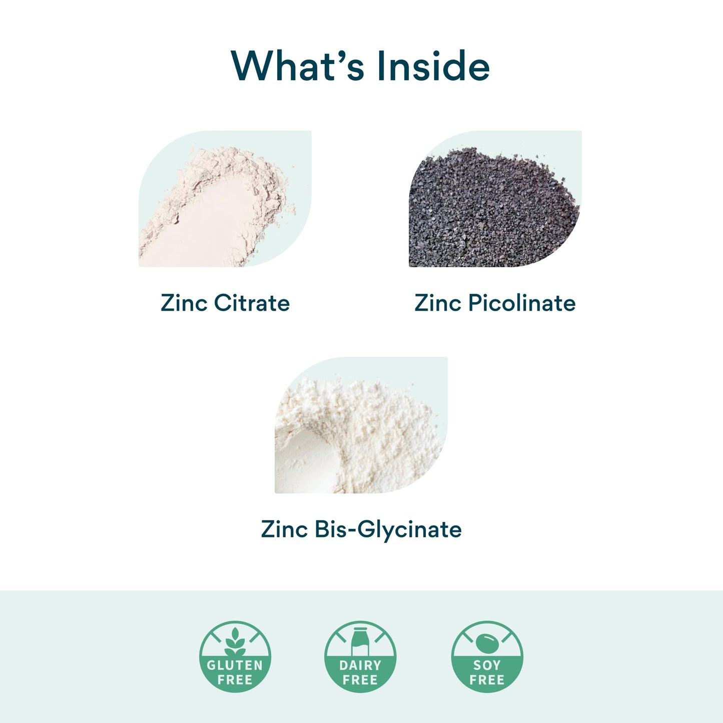 Bettervits Zinc | Formulated with 3 Unique Types of Zinc | Daily Dose | Vegetarian-Friendly