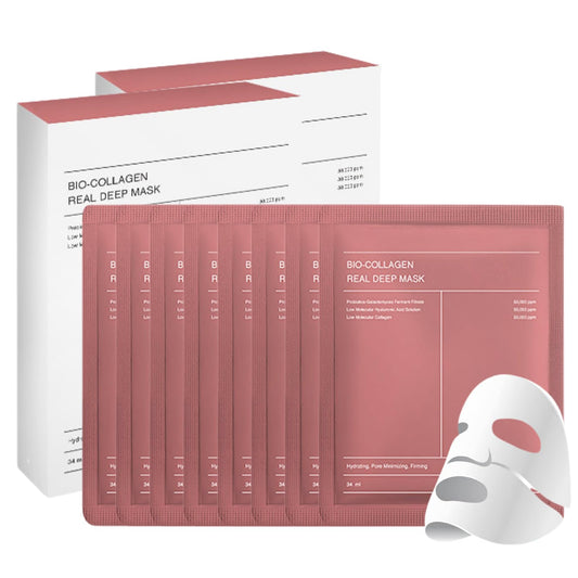 TBeautfave Bio Collagen Face Mask, 4PCS Bio Overnight Face Masks, Korean Skincare Collagen Mask, Bio Collagen Real Deep Mask Overnight, Fights Wrinkles