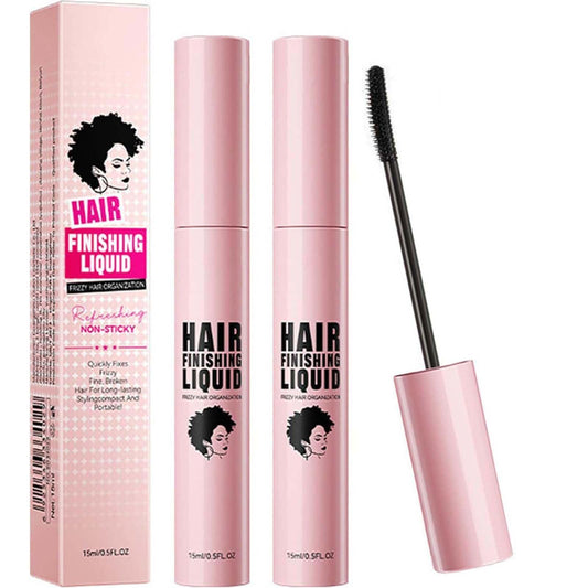 Eveloveu 2Pcs Hair Finishing Stick - 15ml Fly Away Hair Stick - Mascara for Flyaway - Tamer Shaping Gel Moisturizing Not-greasy Flash Moment