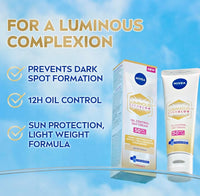 NIVEA Luminous 630 Even Glow Day Cream, Oil Control, SPF50, 40ml