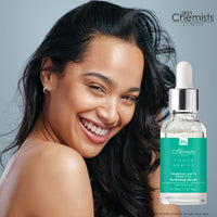 skinChemists Hydrating Serum with Polyglutamic Acid 1%, Vitamin C 3% 30ml | Fights Fine Lines, Wrinkles, & Pigmentation - Provides Lasting Hydration & Luminous Effect