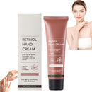 Jinjiar Retinol Hand Cream,Firming Anti-Aging Hand Lotion,Relief Intense Moisture Hand Balm,Moisturizer for Dry Cracked Hands,Anti Aging Hand Cream,Retinol Hand Balm Anti Aging,Protects Skin&Nails