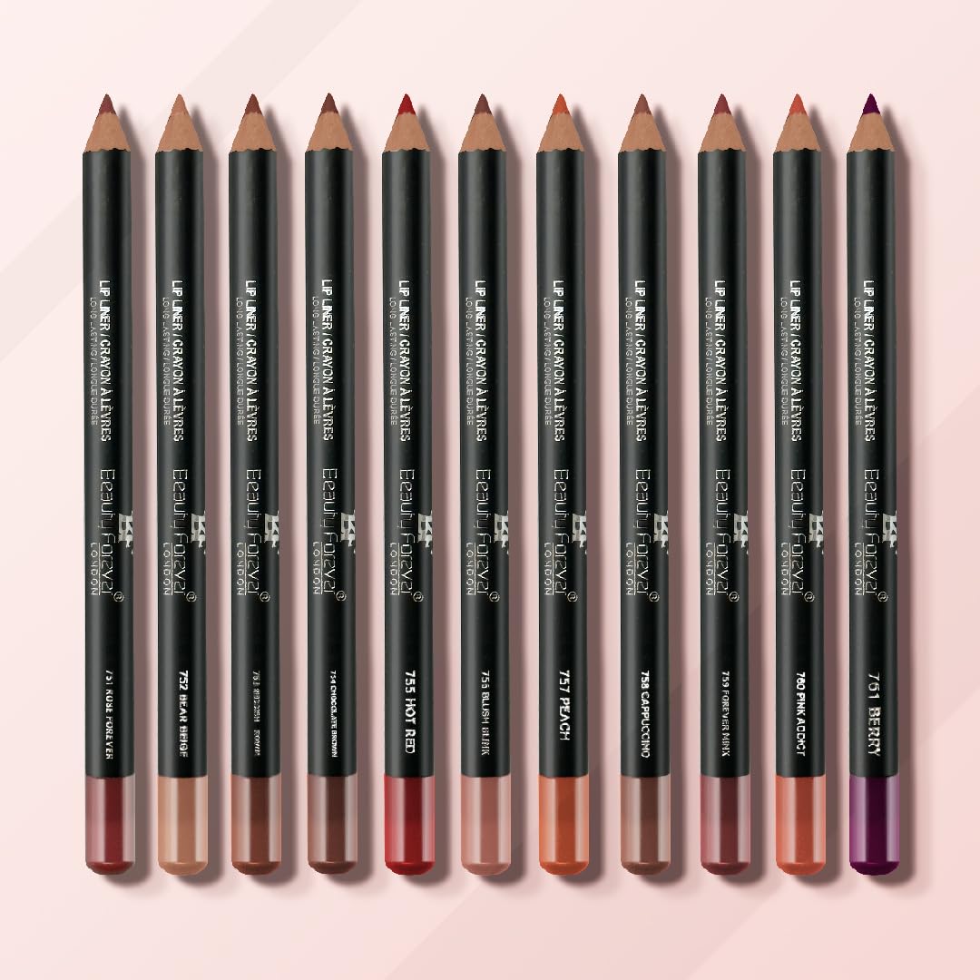 BF Beauty Forever Beauty Forever Lip Liner, Creamy and Anti-Smudge, 1gm (760 Pink Addict)