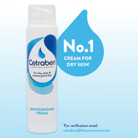 Cetraben Body Cream Moisturiser Perfect for Dry Sensitive and Eczema Prone Skin Dermatological Body Moisturiser 200ml