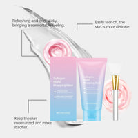 Beauthink Overnight Collagen Peel Off Face Masks – Hydrolyzed Collagen Facial Skincare for Loose and Dull Skin. Firm and Brighten The Skin, For Elasticity & Hydration, Night Wrapping Mask for Youthful Elasticit
