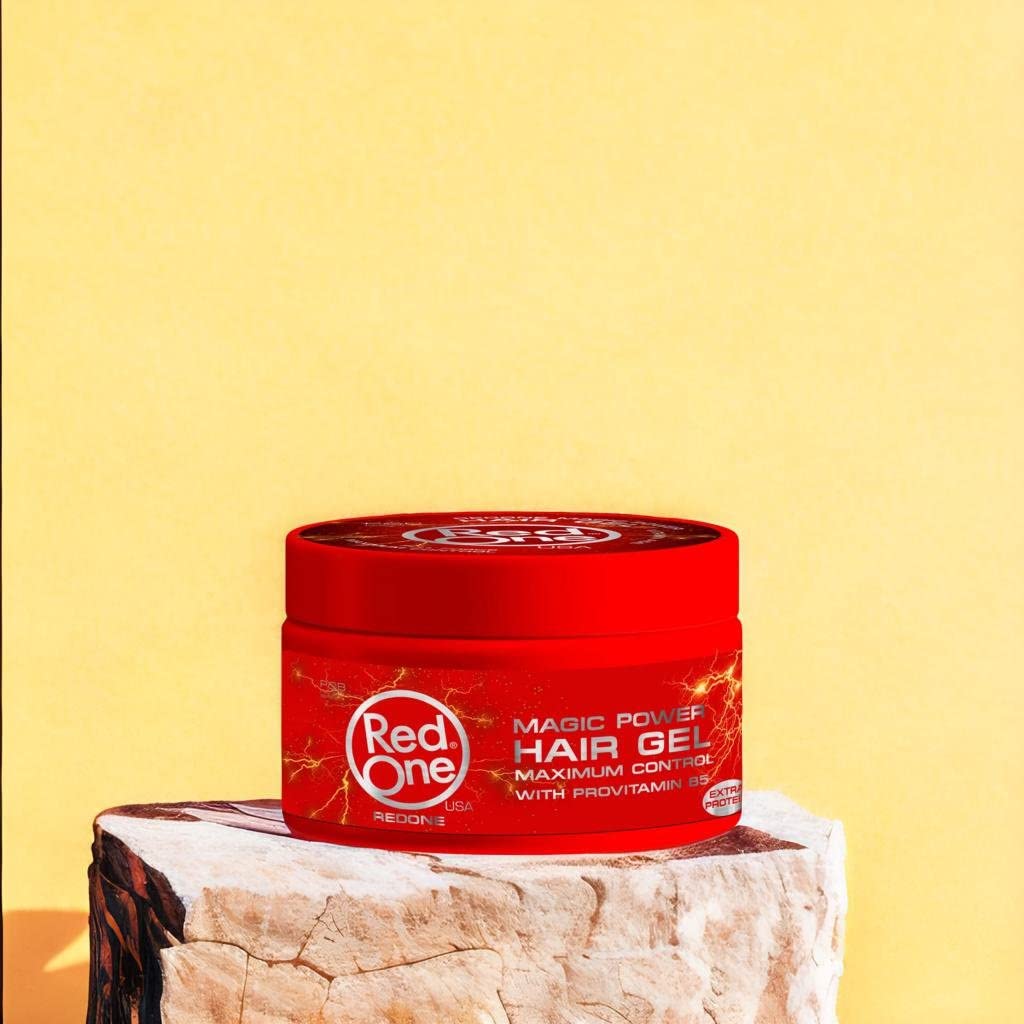 RedOne Magic Power Hair Gel 450ml | With Provitamin B5 | Extra Protein | Ultra Hold | Shine Hair Gel | Strong Holding Effect | Maximum Control