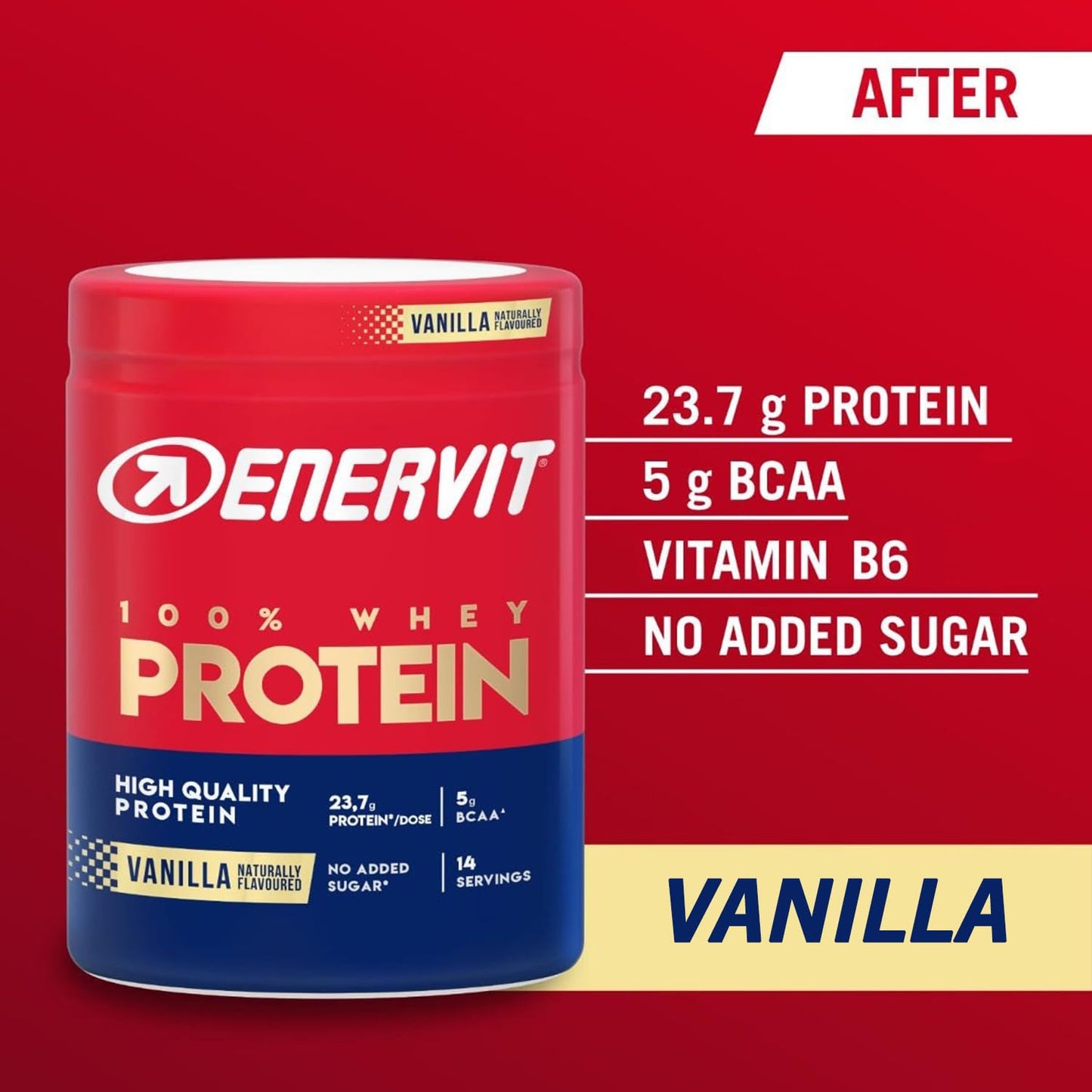 Enervit 100% Whey Protein (420g, Vanilla)