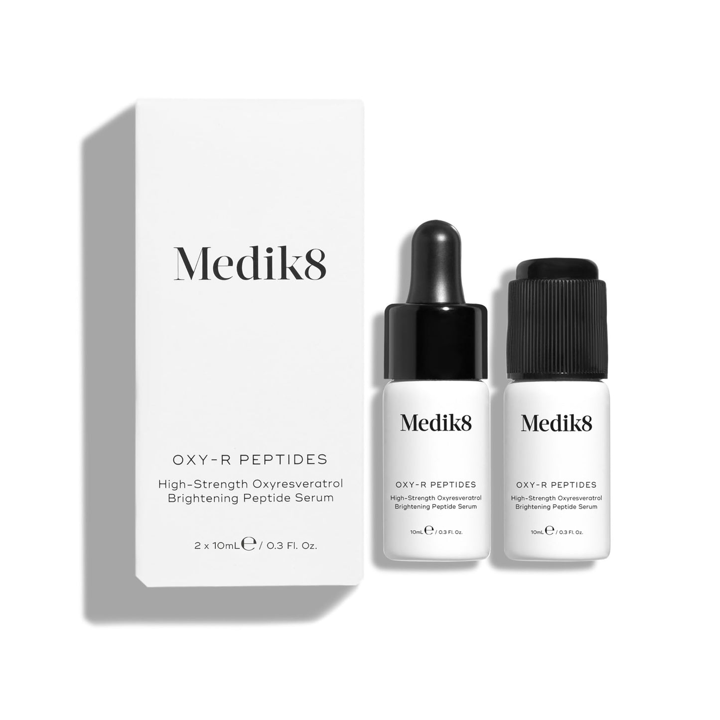 Medik8 Oxy-R Peptides - High-Strength Oxyresveratrol Brightening Peptide Serum, Face Serum, Vitamin C & A Boosting Hydrating Skin Care - Results In 7 days
