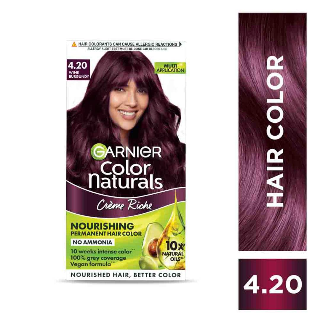 Garnier Color Naturals, Shade 4.20 Wine Burgundy 125 gm