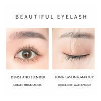 NLFOX Primelash Mascara for Mature Women - Mascara for Seniors - Mascara Black Volume and Length Waterproof - Fibre Dense Mascara for Sensitive Eyes - Lengthening and Volumizing Mascara