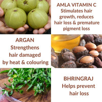 Ayumi Strengthening & Thickening Shampoo, For Thin & Weak Hair, Contains Amla & Bhringraj Extracts to Help With Growth Stimulation, Delicately Cleanses the Hair & Scalp - 2 x 250ml