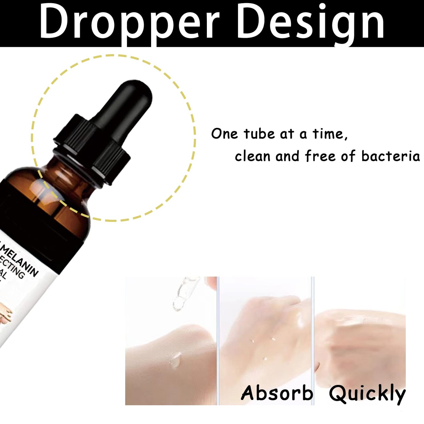 Dark Spots Correcting Facial Serum,2PCS Brightening Facial Serum,Rapid Dark Spot Correcting Serum,Improve Dry Skin & Smooth Skin,Brightening Serum,Dark Spot Remover Serum For Melanin Correcting
