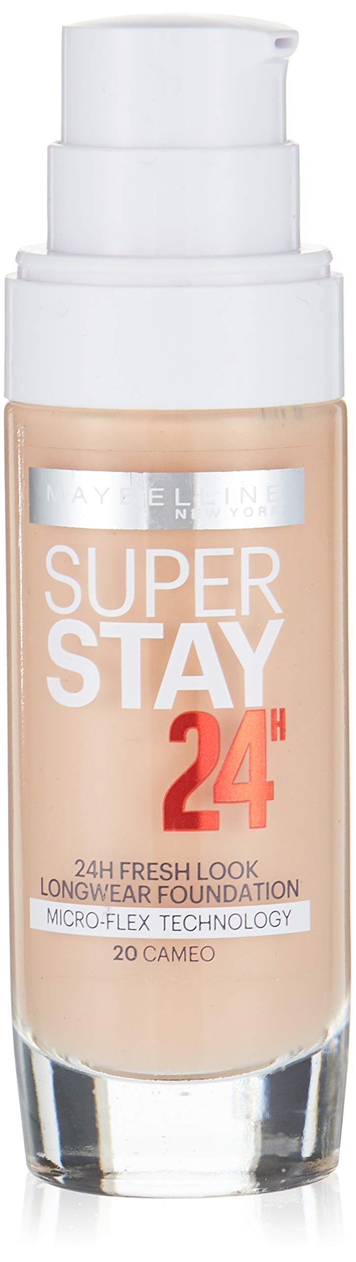 Maybelline New York Super Stay 24 Hour Foundation with SPF19 Number 020, Cameo 30 ml