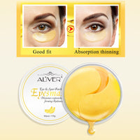 ZODENIS Under Eye Patches (20 Pairs) - 24K Gold Mask Amino Acid & Collagen, for Care, Masks Dark Circles and Puffiness, Beauty Personal Care (Gold)