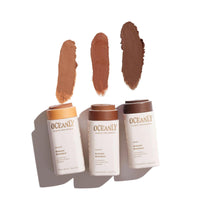 ATTITUDE Oceanly Plastic-Free Lightweight Bronzer Stick, Titanium Dioxide-Free, EWG Verified, Vegan Makeup, Coffee, 8.5 grams