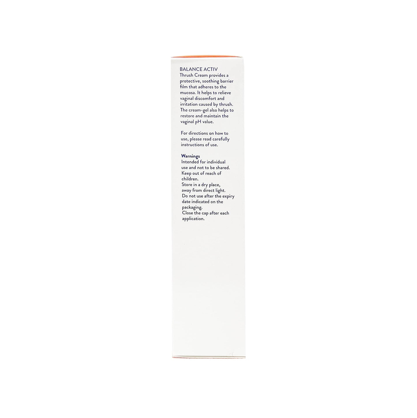 Balance Activ Thrush Cream, Internal & External Use, Works Naturally, Relieves Symptoms & Prevents Recurrence, 5 Applicators (30ml), Pack of 1
