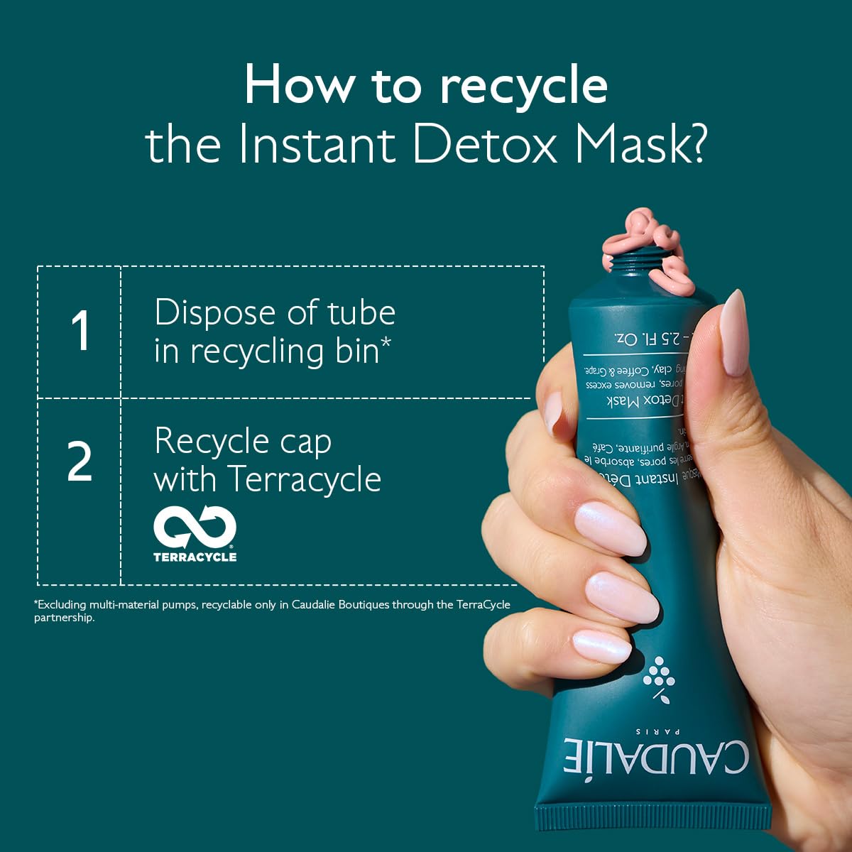Caudalie Vinoclean Instant Detox Mask - 75 mL