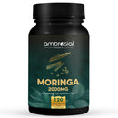 AMBROSIAL Ambrosial Premium Organic Moringa Capsules 2000MG - High Strength Antioxidant Superfood Supplement for Energy and Wellness - 120 Veg Capsules