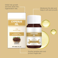 SHEBEEDO Cyperus Rotundus Oil, Cyperus Rotundus Oil for Hair Removal, 100% Pure Cyperus Oil Hair Inhibitor, Decrease Hair Growth-With Dropper, Natural Body Hair Reduction, Moisturizing and Nourishing