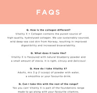 JSHealth Vitamins Vitality X + Collagen - Beauty Powder Supplement with Vitamins C & E to Nourish Hair Skin and Nails (180g)
