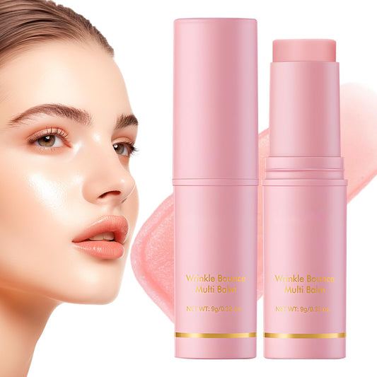 2PCS Nothora Collagen Wand, Portable Nothora Collagen Stick, Wrinkle Bounce Multi Balm, Deep Moisturize, for Face Lip Body Suitable, for All Skin Types